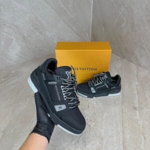 Louis Vuitton Black on Black, Grey Accents Runners