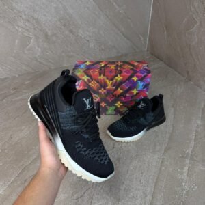 Louis Vuitton Black  / White / Grey Sneakers