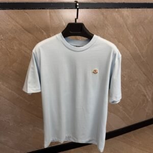 Moncler Basic T-Shirt Light Blue
