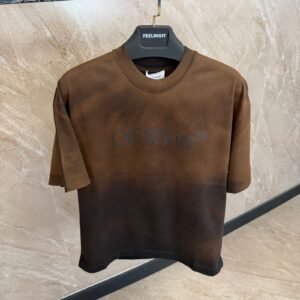 OFF-White Fade T-Shirt Brown