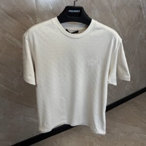 Louis Vuitton Embossed T-shirt Beige - M