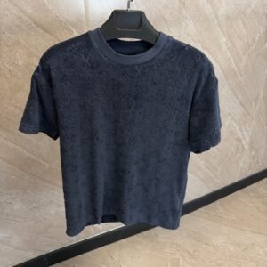 Louis Vuitton Bad Stof T-Shirt Navy Blue