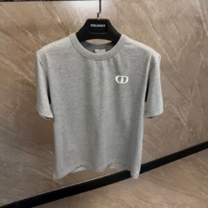 Dior CD Logo T-shirt Grey