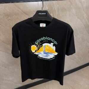 Casablanca World T-Shirt Black