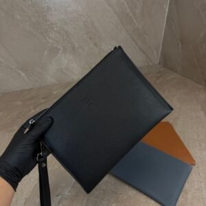 Hermes Clutch Bag Black