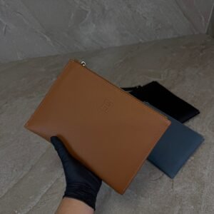 Hermes Clutch Bag Brown