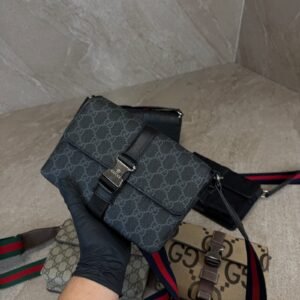 Gucci Mini Messenger Bag Grey