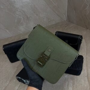 Dior Saddle Messenger Bag Green