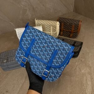 Goyard Belvedere PM Big Messenger Bag Blue
