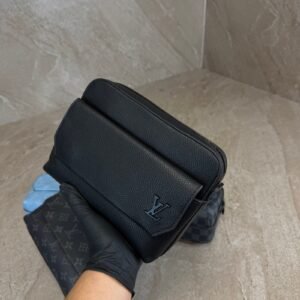 Louis Vuitton Fastline Messenger Bag Black