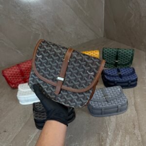 Goyard Belvedere PM Small Messenger Bag Brown