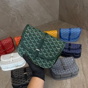 Goyard Belvedere PM Small Messenger Bag Green