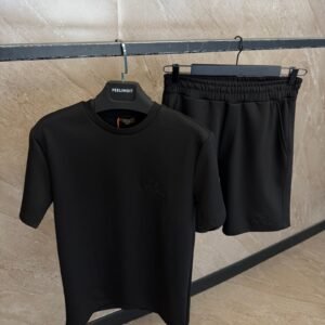Loro Piana Basic Logo Summer Set Black