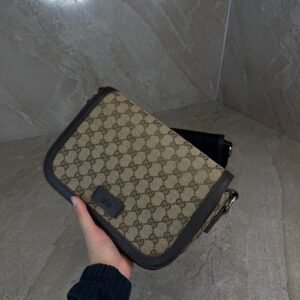 Gucci Messenger Crossbody Bag Beige