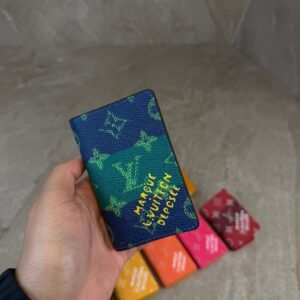 Louis Vuitton Pocket Organiser Monogram Heritage Green