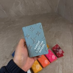 Louis Vuitton Blue Monogram Heritage Pocket Organizer