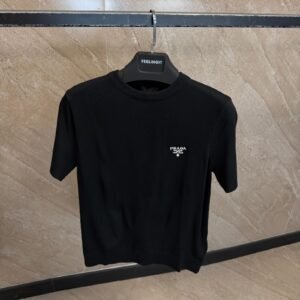 Prada Milano Knit Wear T-Shirt Black