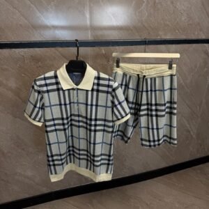 Burrbery Print Summer Set Beige