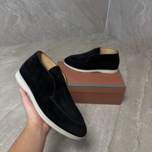 Loro Piana Open Walk loafers Black