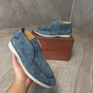 Loro Piana Open Walk loafers Gull Gray