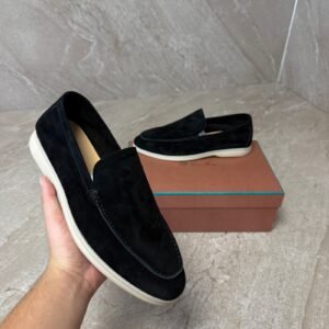 Loro Piana Summer Walk loafers Black
