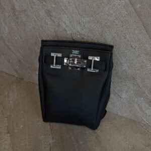 Hermes Togo Hac a Dos PM Backpack Black Leather