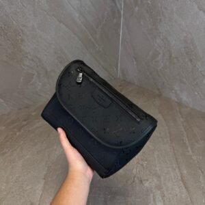 Louis Vuitton Pulse Messenger Bag Black Monogram