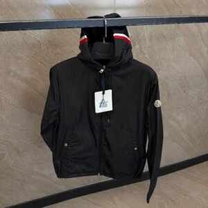 Moncler Grimpeurs Hooded Windbreaker Black