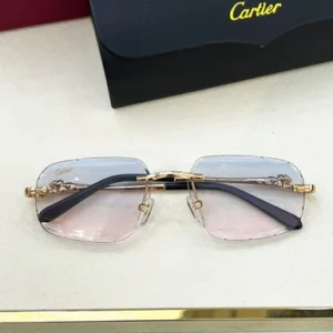 Cartier Panthere 1.0 Gold, Purple Glasses