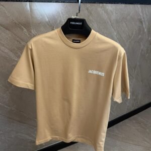 Jacquemus Basic Logo T-Shirt Beige