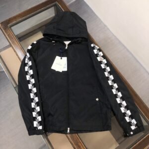 Moncler Moyse Nylon Jacket Black High Quality + NFC
