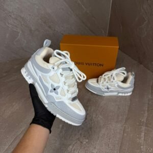 Louis Vuitton Skates Trainers Grey White