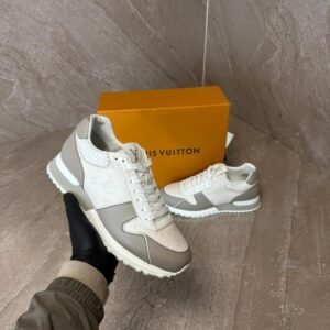 Louis Vuitton Run Away Sneakers White Beige
