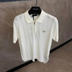 Prada T-Shirt White Rits