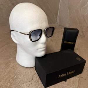 John Dalia Andre Silver Blue Glasses