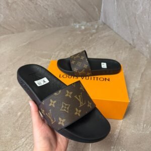Louis Vuitton Monogram Brown Slippers