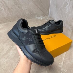 Louis Vuitton Monogram Trainers Black