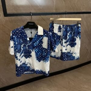 Louis Vuitton Monogram Summerset Blue/White
