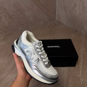 Chanel Sneakers Grey White