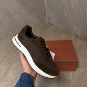Loro Piana Weekend Walk Brown Sneakers