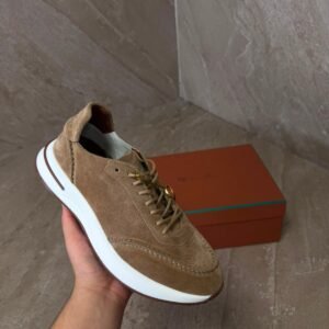 Loro Piana Weekend Walk New Brown Sneakers