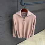 Loro Piana 1/4 Sweater Light Brown