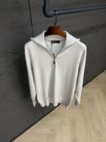 Loro Piana 1/4 Sweater Beige