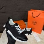 Hermes Bouncing Sneakers Black White