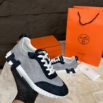 Hermes Bouncing Sneakers Grey Blue