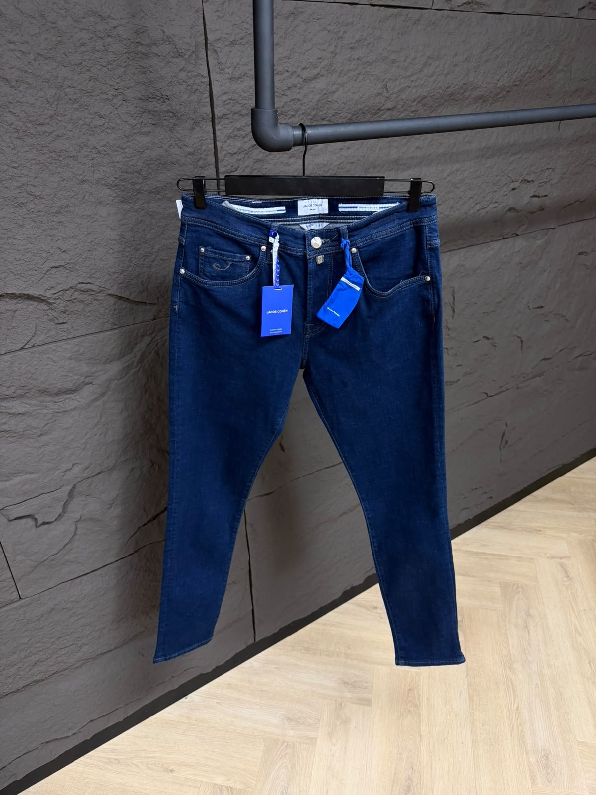 jacob1 (1) Jacob Cohen Dark Blue Jeans - Afbeelding 1