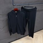 Loro Piana Merano Cashmere Tracksuit Black High Quality