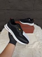 Loro Piana Week End Walk Sneakers Black White
