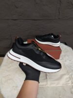 Loro Piana Week End Walk Sneakers Black White - Afbeelding 2