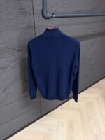 Louis Vuitton Damier Signature Zip-Throug Cardigan Navy Blue - Afbeelding 2